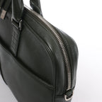 Dior Homme Leather Business Handbag in Green