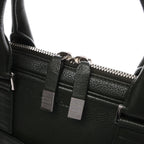 Dior Homme Leather Business Handbag in Green