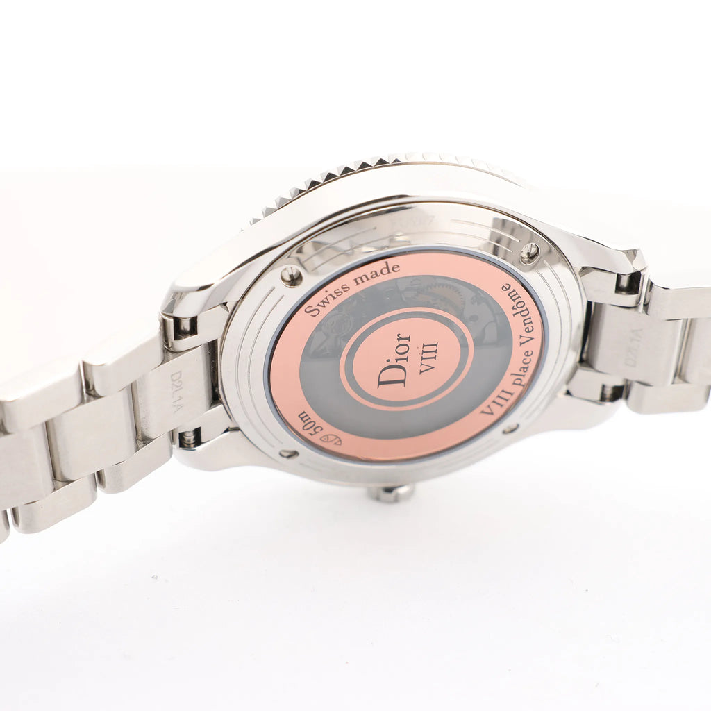 Dior Montaigne CD152510 FU6977 SS AT Watch with Blue Dial