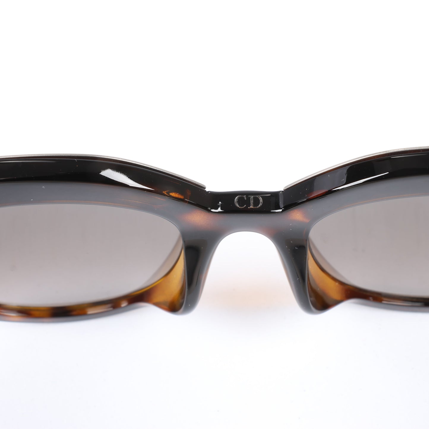 Dior Braune Havanna Dior Soft 1 Cat-Eye-Sonnenbrille
