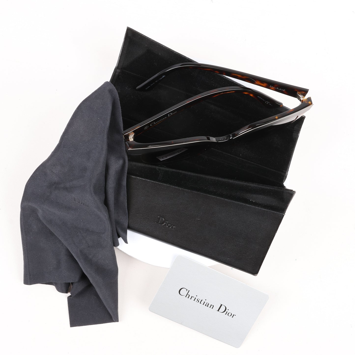 Dior Braune Havanna Dior Soft 1 Cat-Eye-Sonnenbrille