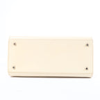 Bolso de mano Dior Saddle Mini Bag de piel en color crudo