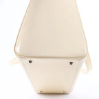 Bolso de mano Dior Saddle Mini Bag de piel en color crudo