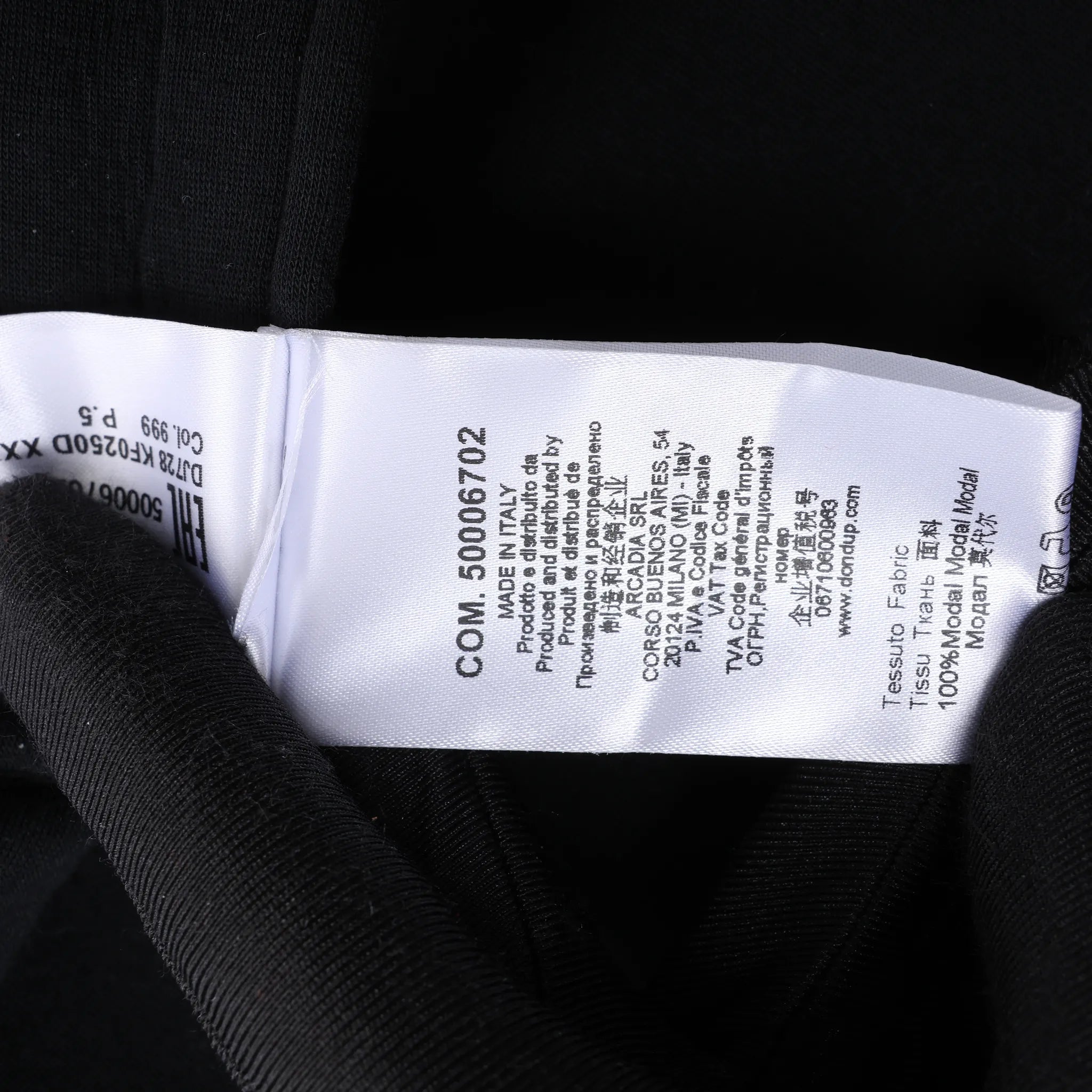 Dondup Transitional Jacket in Black, Size M