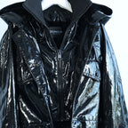 Dondup Glossy Jacket in Black, 42 IT