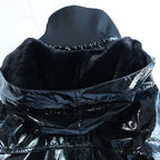 Dondup Glossy Jacket in Black, 42 IT