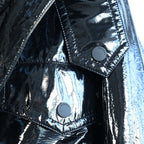 Dondup Glossy Jacket in Black, 42 IT