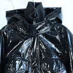 Dondup Glossy Jacket in Black, 42 IT