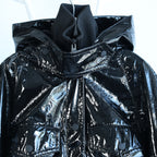 Dondup Glossy Jacket in Black, 42 IT
