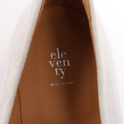 ELEVENTY Suede Loafers in Light Gray, Side 44 EU