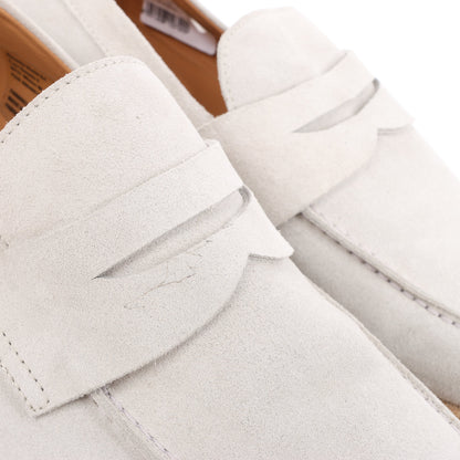 ELEVENTY Suede Loafers in Light Gray, Side 44 EU