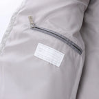 Eleventy Cable-Knit Puffer Wool x Cashmere Hooded Jacket in Light Gray, Size 50 IT