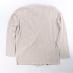 Eleventy Double-Breasted Blazer in Beige, Size S