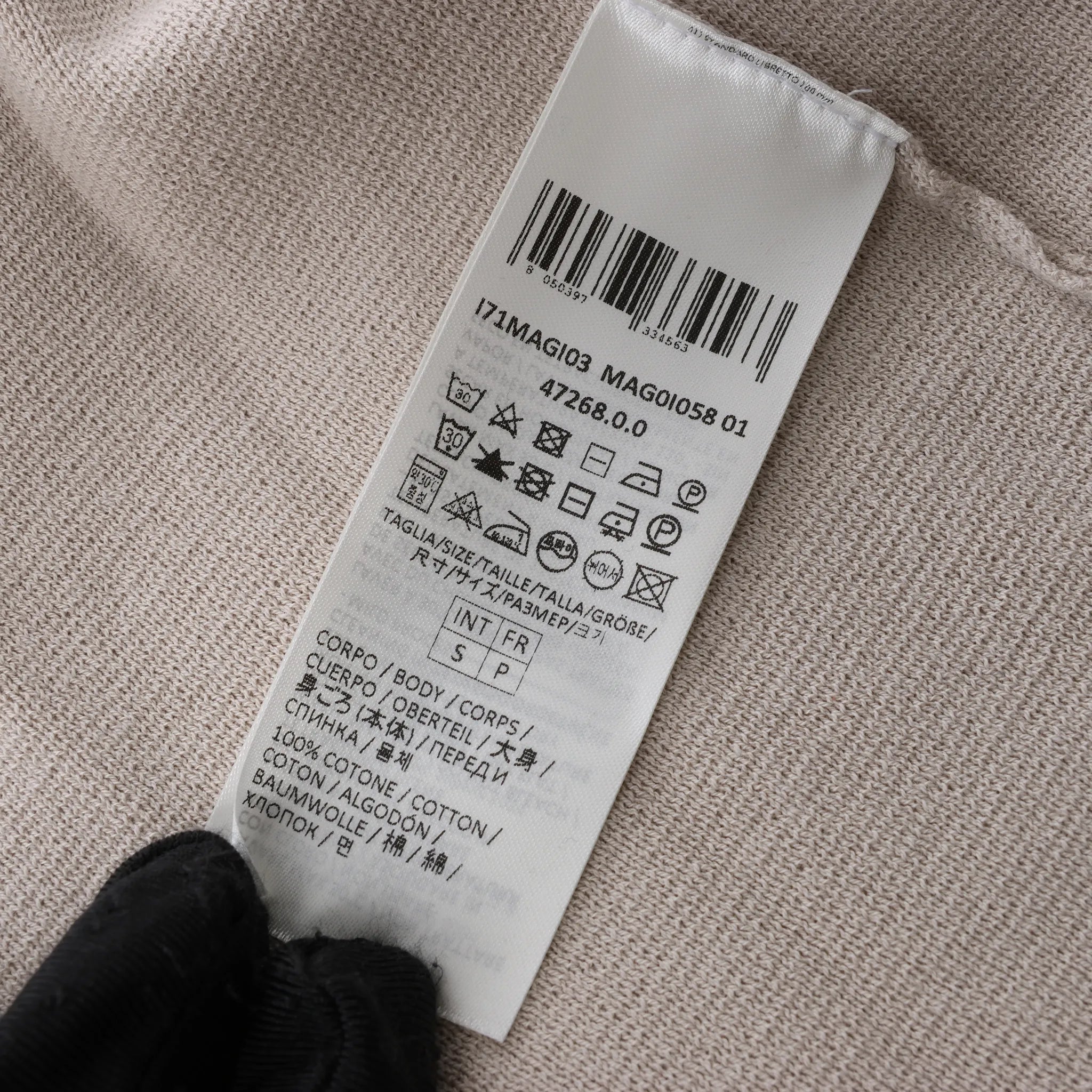 Eleventy Double-Breasted Blazer in Beige, Size S