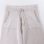 Eleventy Casual Wool Trousers in Light Gray, Size M