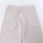 Eleventy Casual Wool Trousers in Light Gray, Size M