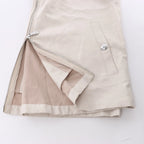 Eleventy Hooded Zip-Front Vest in Beige, Size 50 IT