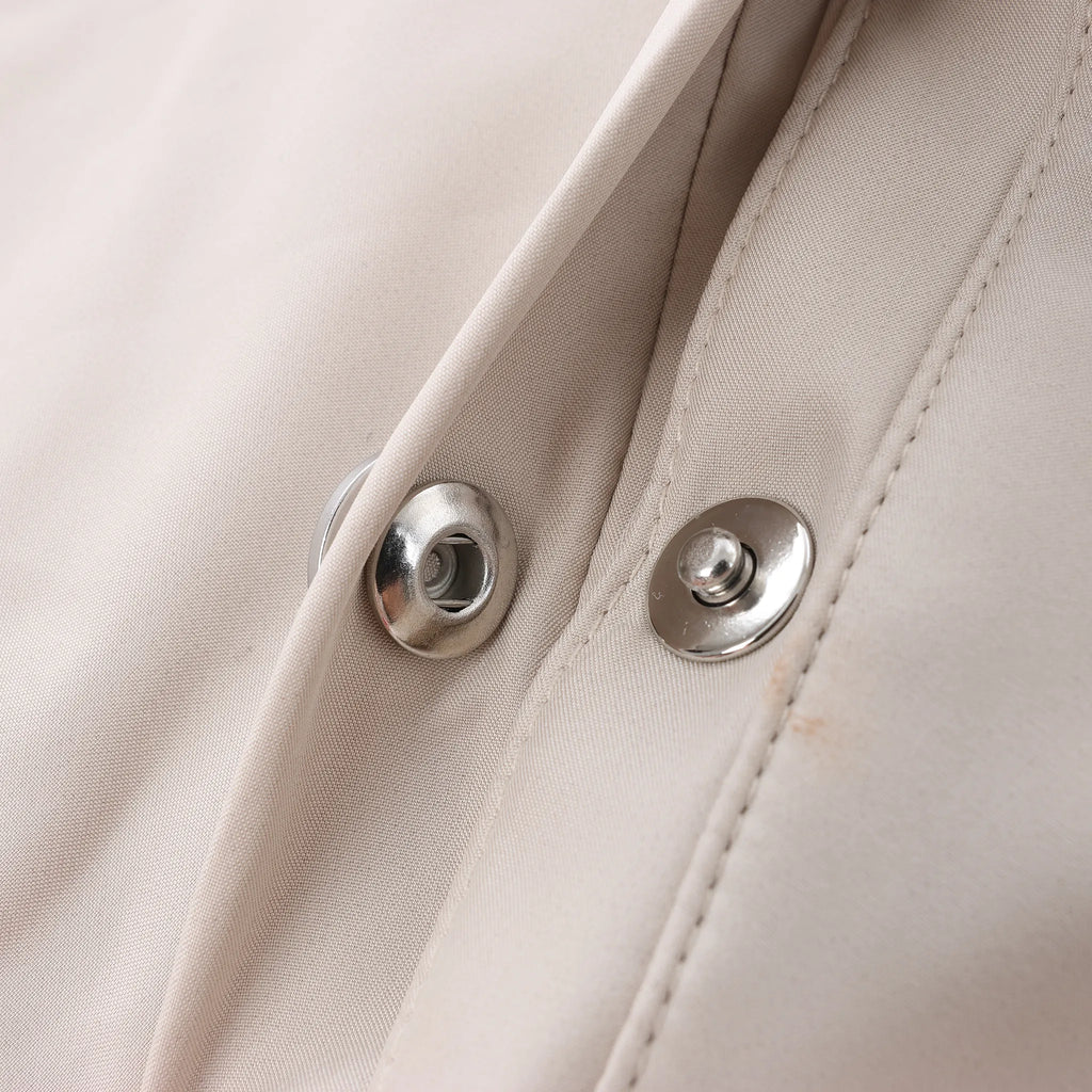 Eleventy Hooded Zip-Front Vest in Beige, Size 50 IT