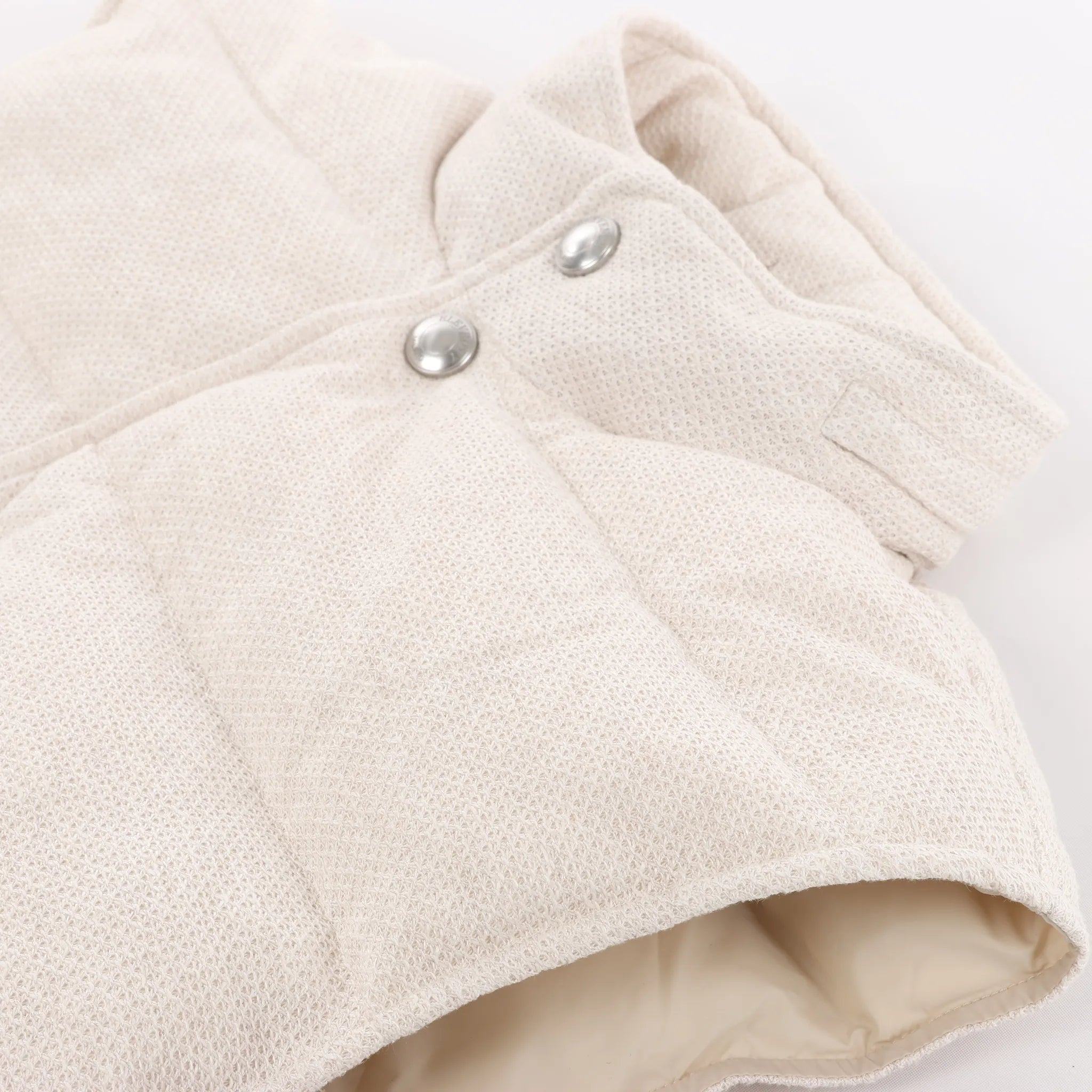 Chaleco de lino y algodón Eleventy en beige, talla 50 IT