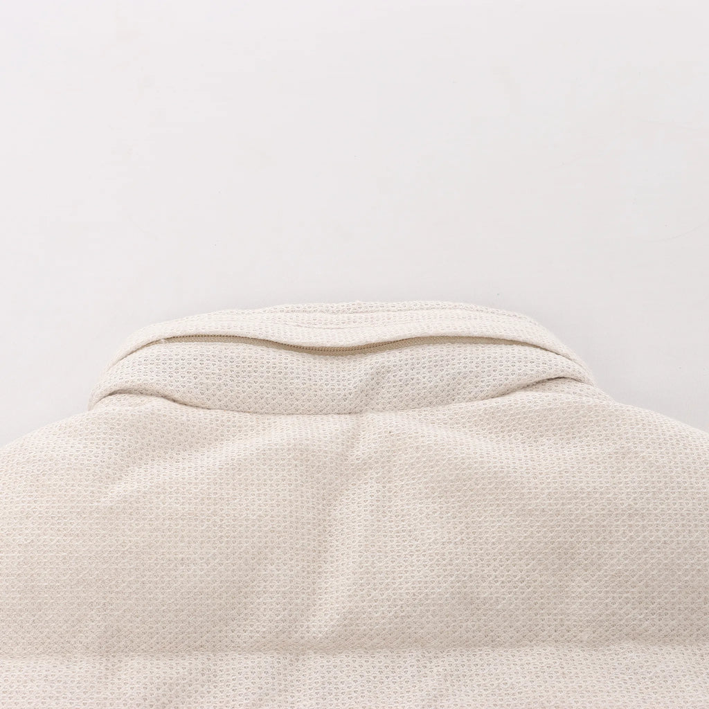 Eleventy Linen x Cotton Vest in Beige, Size 50 IT
