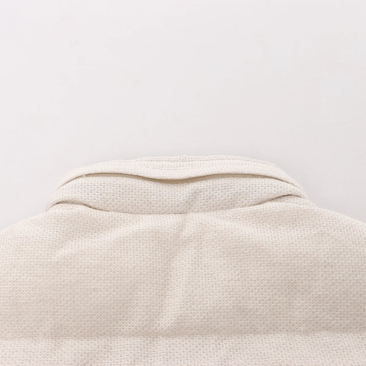 Eleventy Linen x Cotton Vest in Beige, Size 50 IT