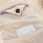 Eleventy Linen x Cotton Vest in Beige, Size 50 IT
