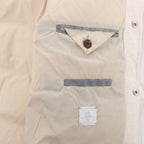 Eleventy Linen x Cotton Vest in Beige, Size 50 IT