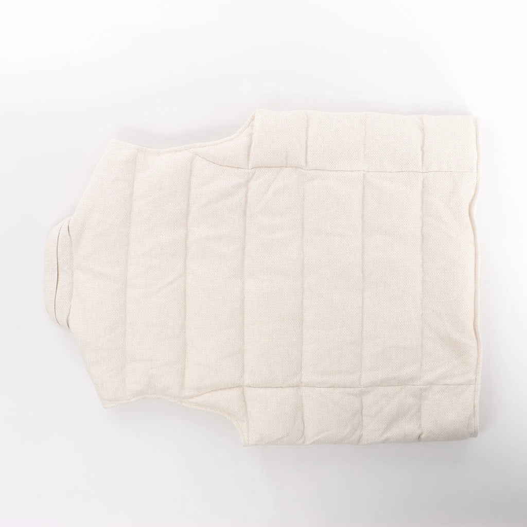Eleventy Linen x Cotton Vest in Beige, Size 50 IT