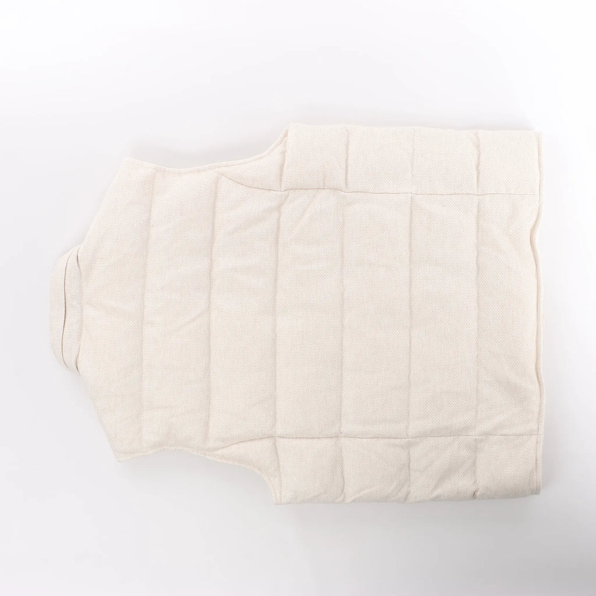 Eleventy Linen x Cotton Vest in Beige, Size 50 IT