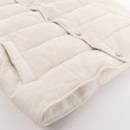 Eleventy Linen x Cotton Vest in Beige, Size 50 IT
