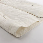 Eleventy Hooded Wool Vest in Beige, Size 50 IT