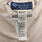 Eleventy Hooded Wool Vest in Beige, Size 50 IT