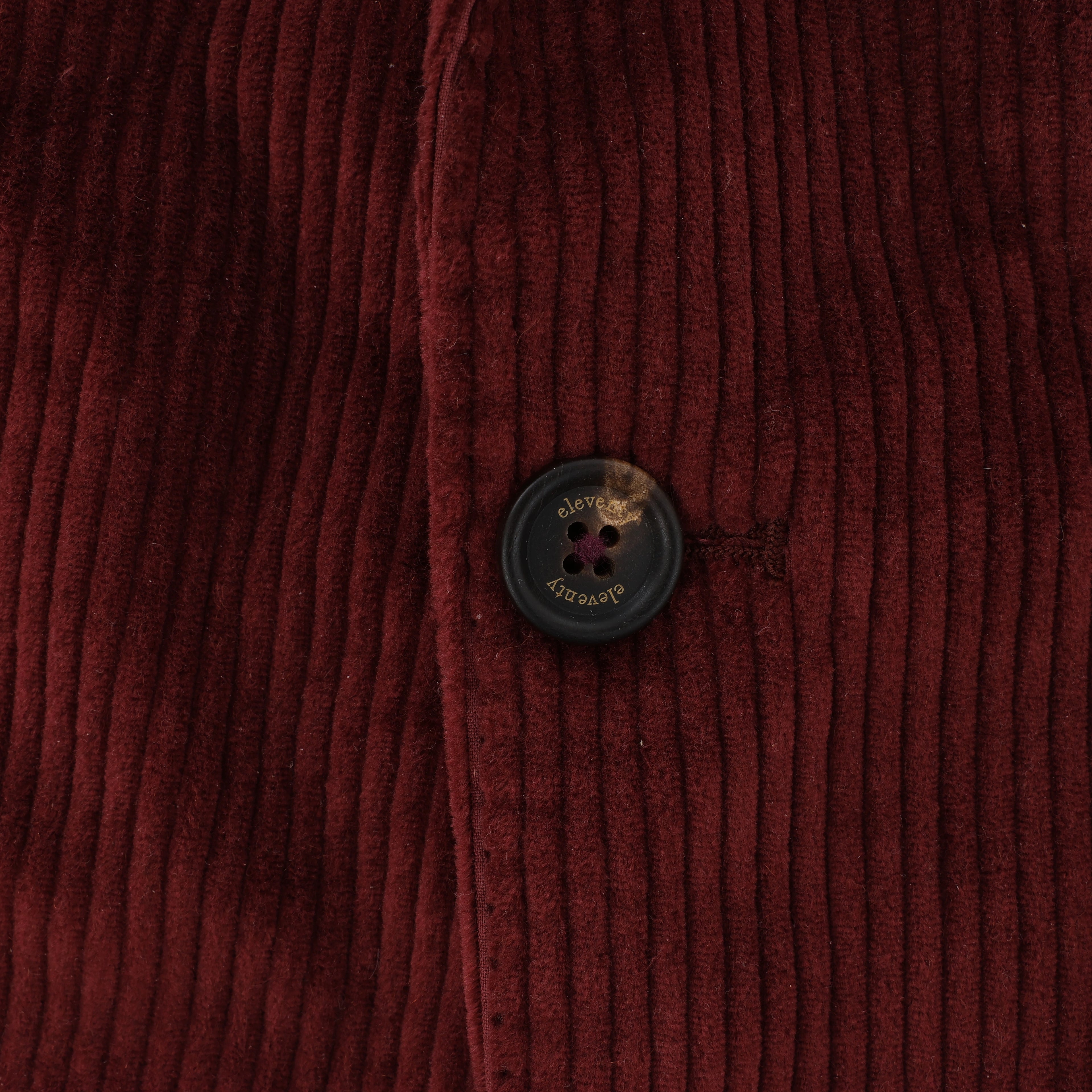 Eleventy SOFT JACKET Cotton Burgundy, Size 50 IT