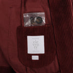 Eleventy SOFT JACKET Cotton Burgundy, Size 50 IT