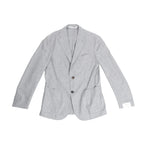 Eleventy Single-Breasted Suit in Gray, Size 50 IT