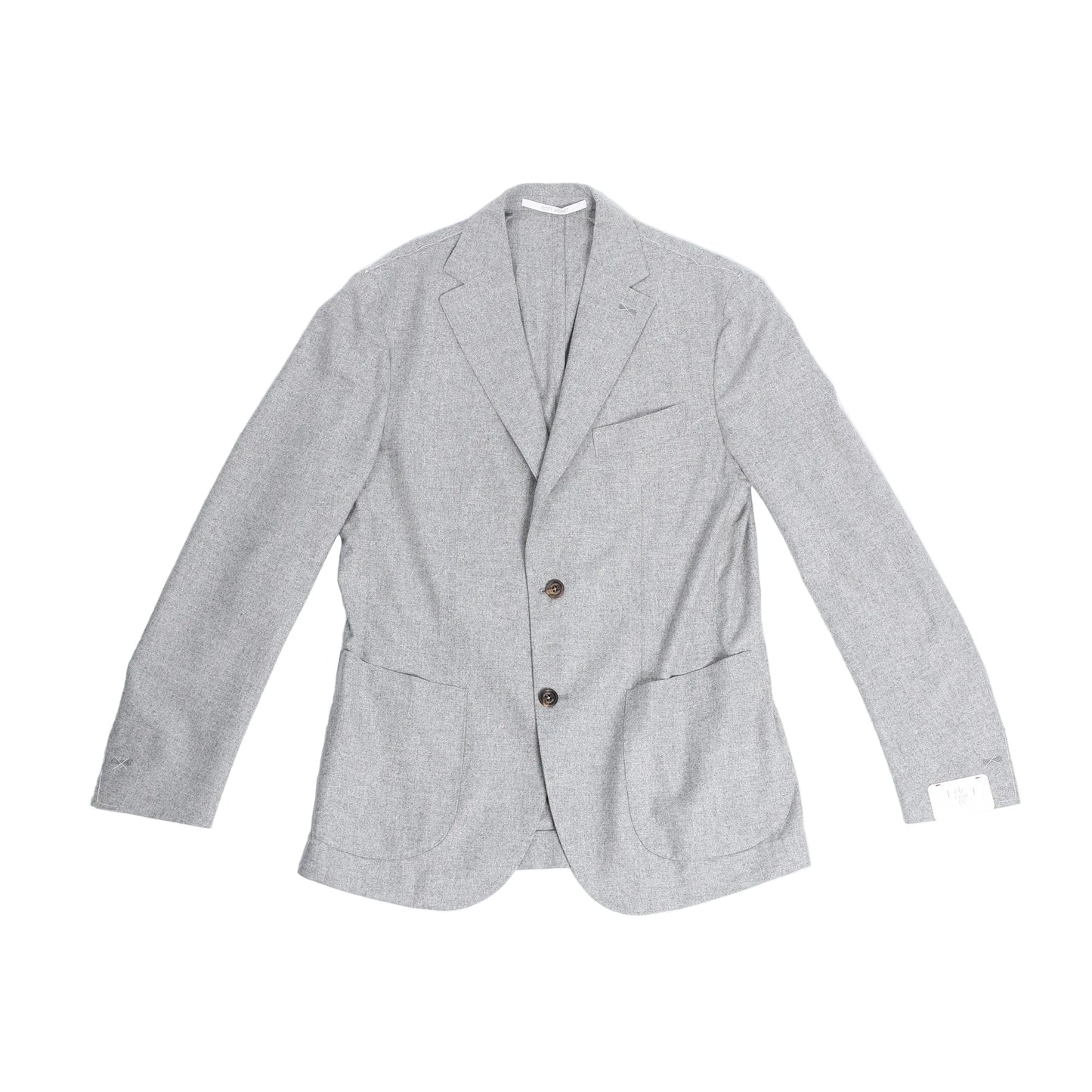 Eleventy Single-Breasted Suit in Gray, Size 50 IT