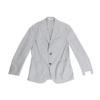 Eleventy Single-Breasted Suit in Gray, Size 50 IT