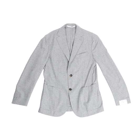 Eleventy Single-Breasted Suit in Gray, Size 50 IT