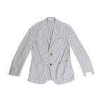 Eleventy Single-Breasted Suit in Gray, Size 50 IT