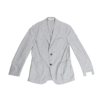 Eleventy Single-Breasted Suit in Gray, Size 50 IT