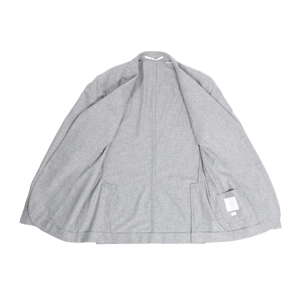 Eleventy Single-Breasted Suit in Gray, Size 50 IT