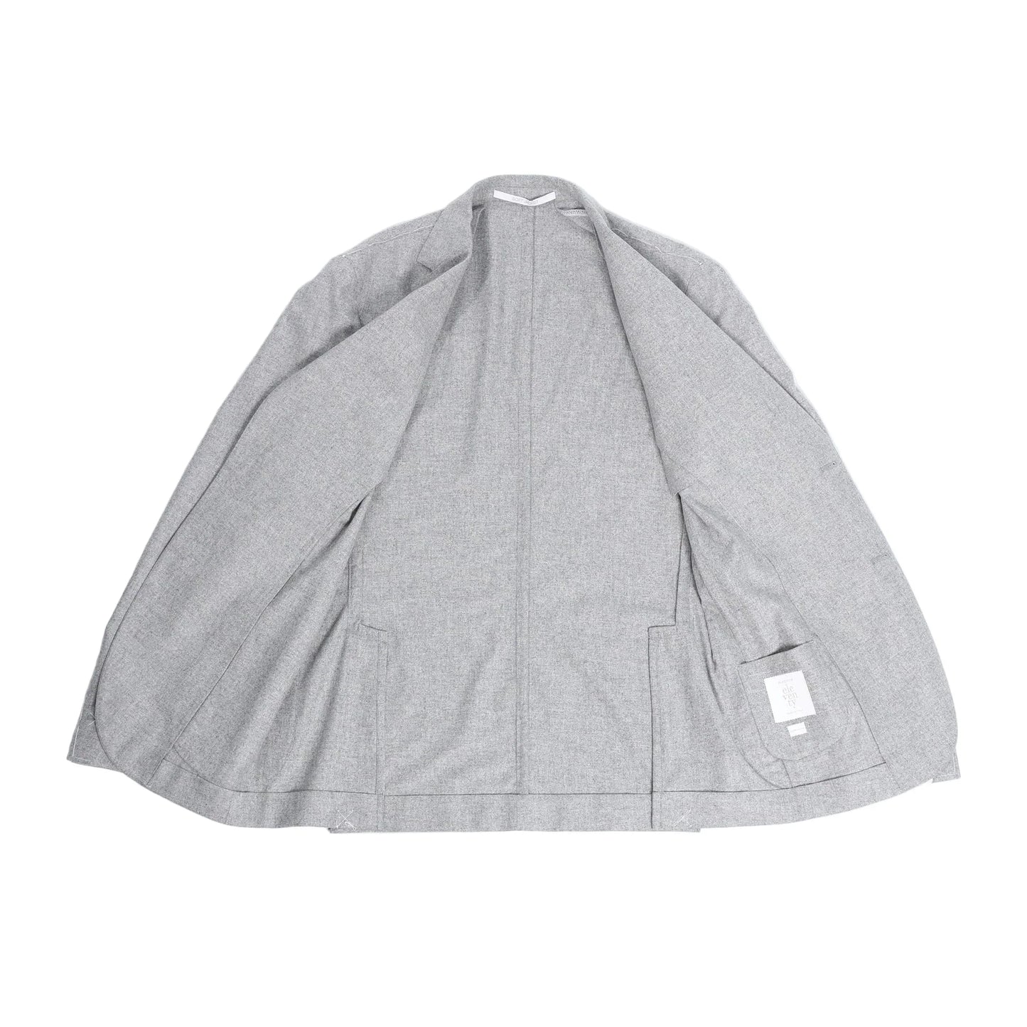 Eleventy Single-Breasted Suit in Gray, Size 50 IT