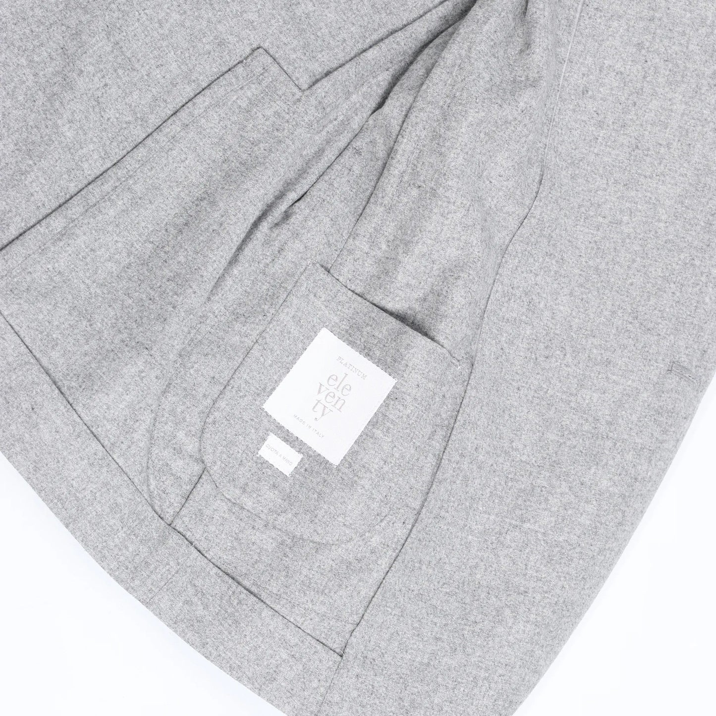 Eleventy Single-Breasted Suit in Gray, Size 50 IT