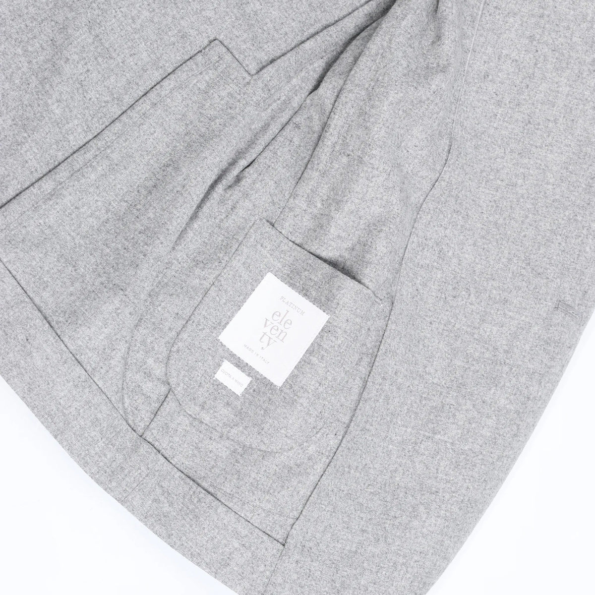 Eleventy Single-Breasted Suit in Gray, Size 50 IT