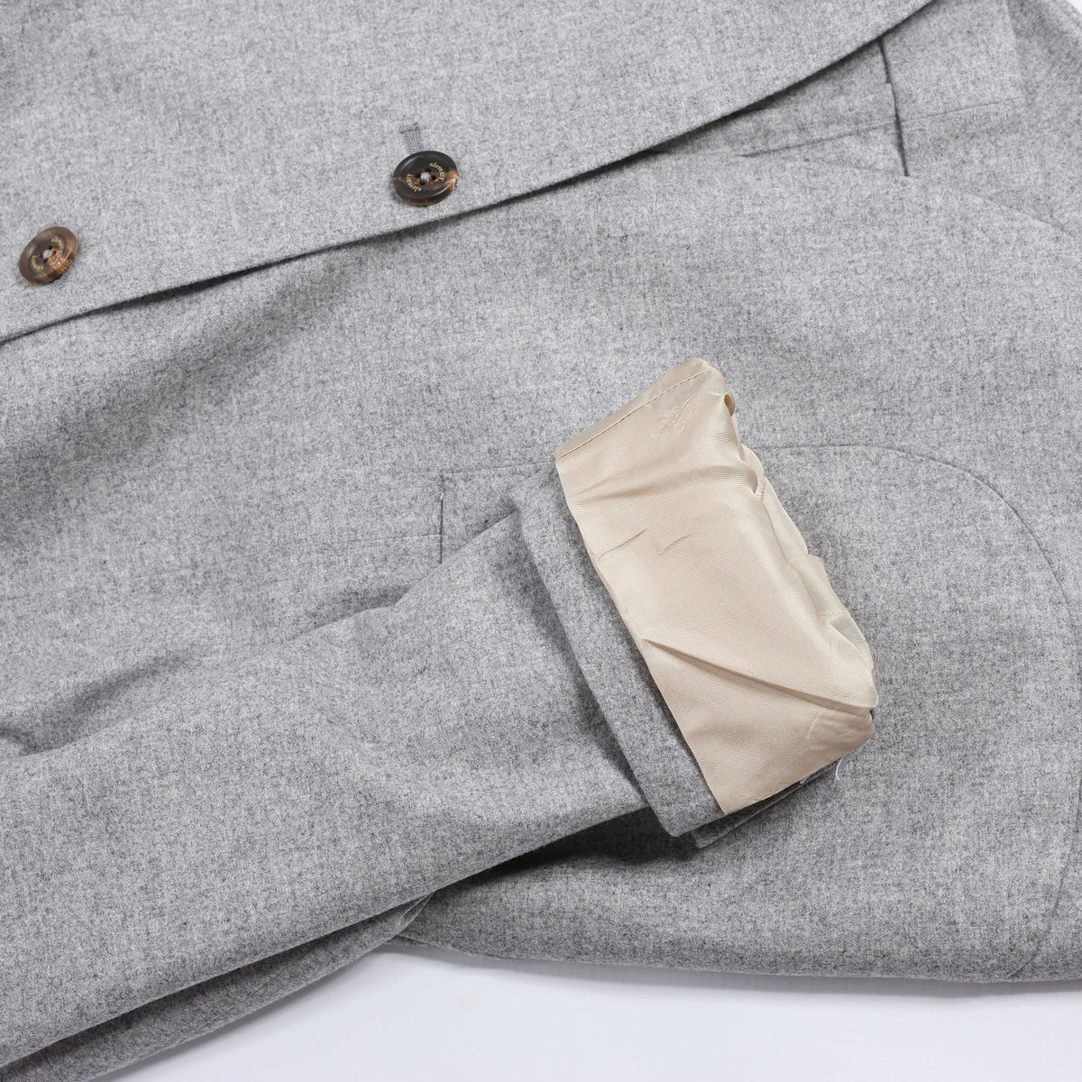 Eleventy Single-Breasted Suit in Gray, Size 50 IT