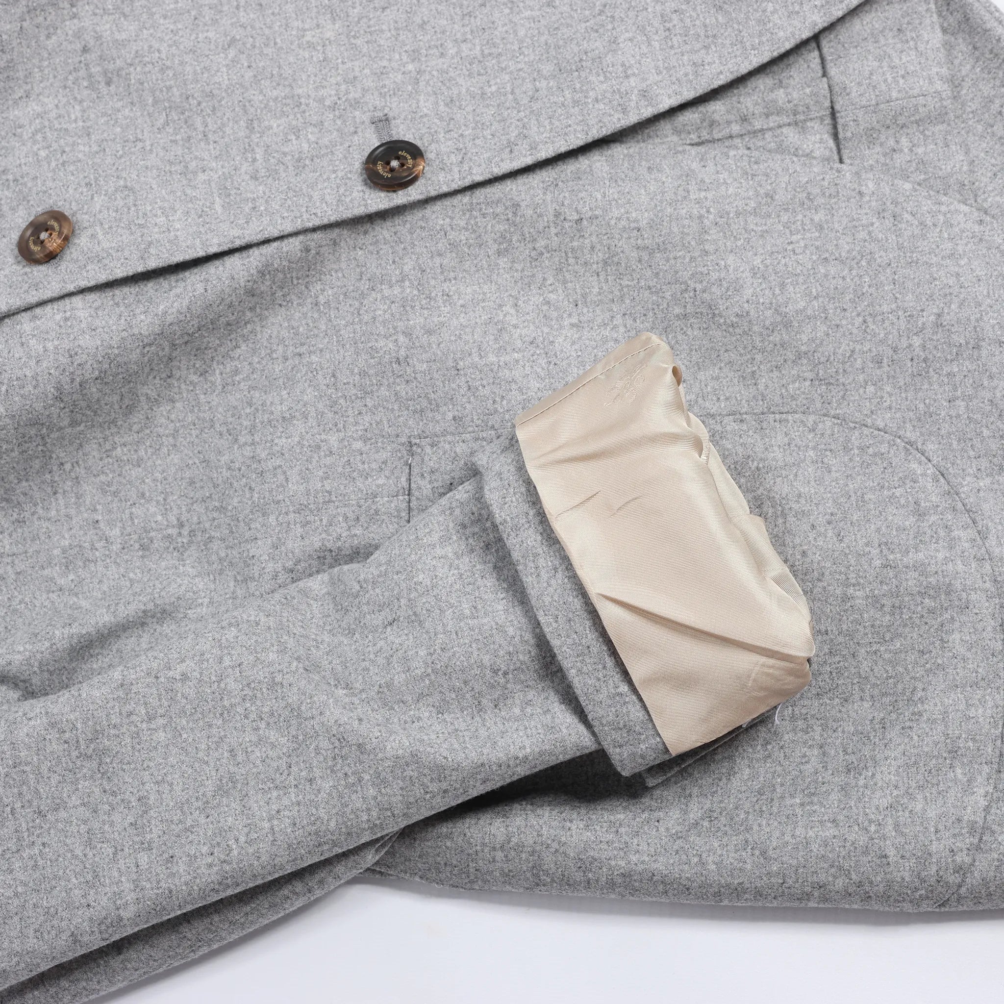 Eleventy Single-Breasted Suit in Gray, Size 50 IT