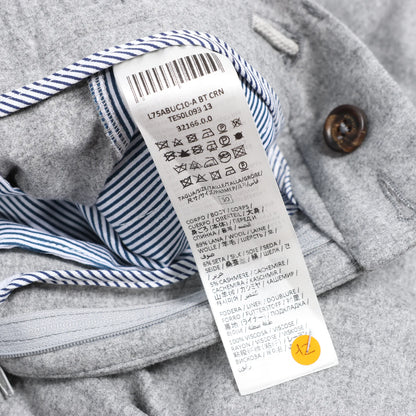 Eleventy Single-Breasted Suit in Gray, Size 50 IT