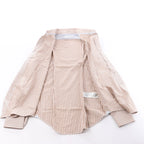 Eleventy Striped Shirt in Beige, Size 40 IT