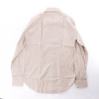 Eleventy Striped Shirt in Beige, Size 40 IT
