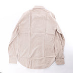 Eleventy Striped Shirt in Beige, Size 40 IT